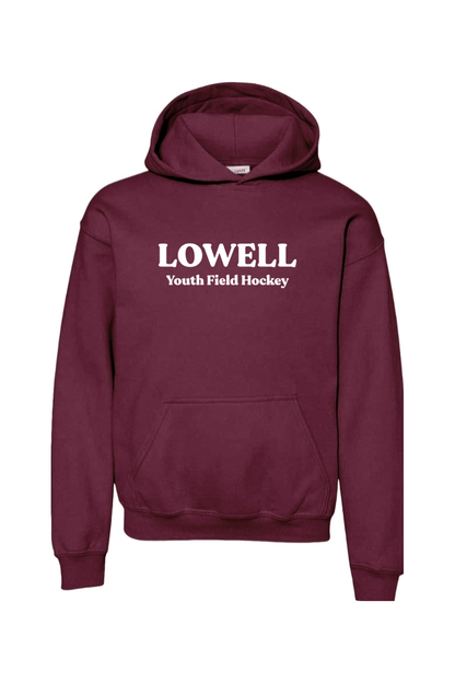 Lowell Field Hockey Youth Hoodie Signature Lacrosse