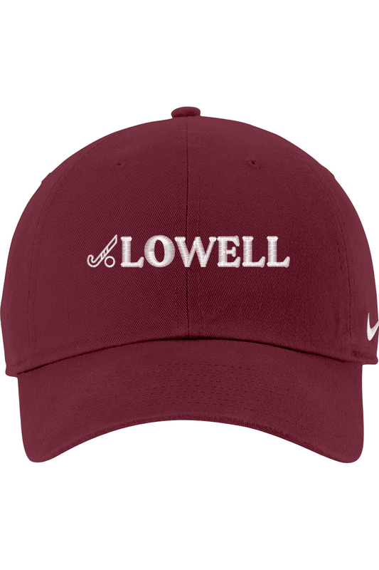 Lowell Youth Field Hockey Nike Heritage Cotton Twill Cap Signature Lacrosse