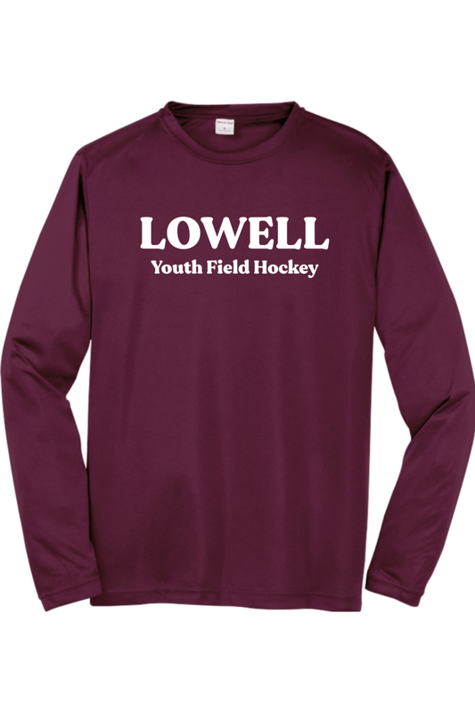 Lowell Youth Field Hockey Sport-Tek Long Sleeve PosiCharge Competitor Tee Signature Lacrosse