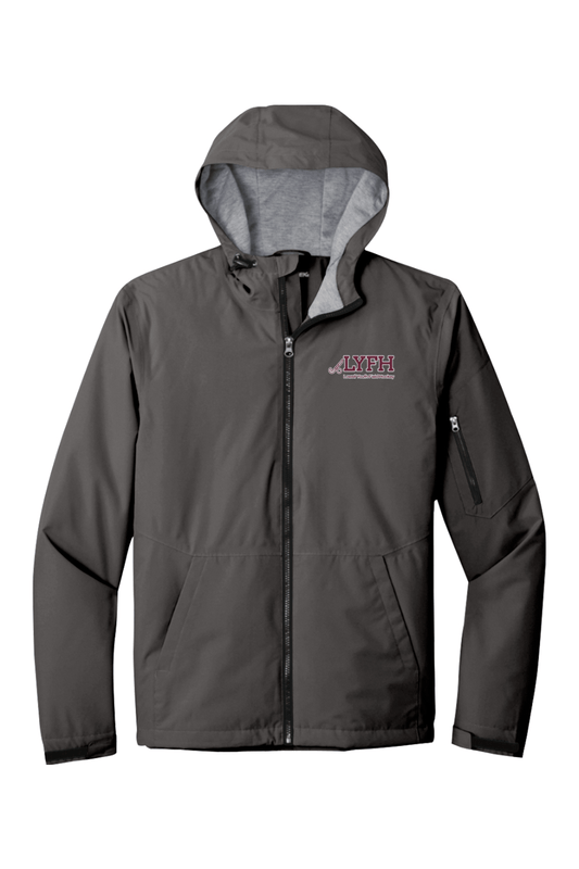 Lowell Youth Field Hockey Sport-Tek Waterproof Insulated Jacket Signature Lacrosse