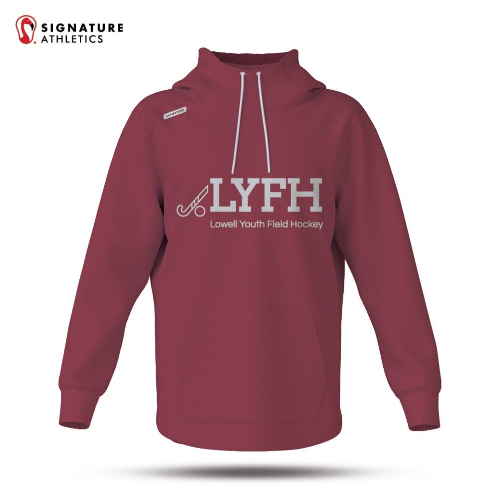 Lowell Youth Field Hockey Women's Pro Dye Sub Scuba Hoodie Signature Lacrosse
