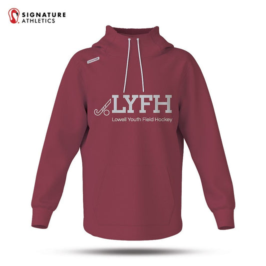 Lowell Youth Field Hockey Women's Pro Dye Sub Scuba Hoodie Signature Lacrosse