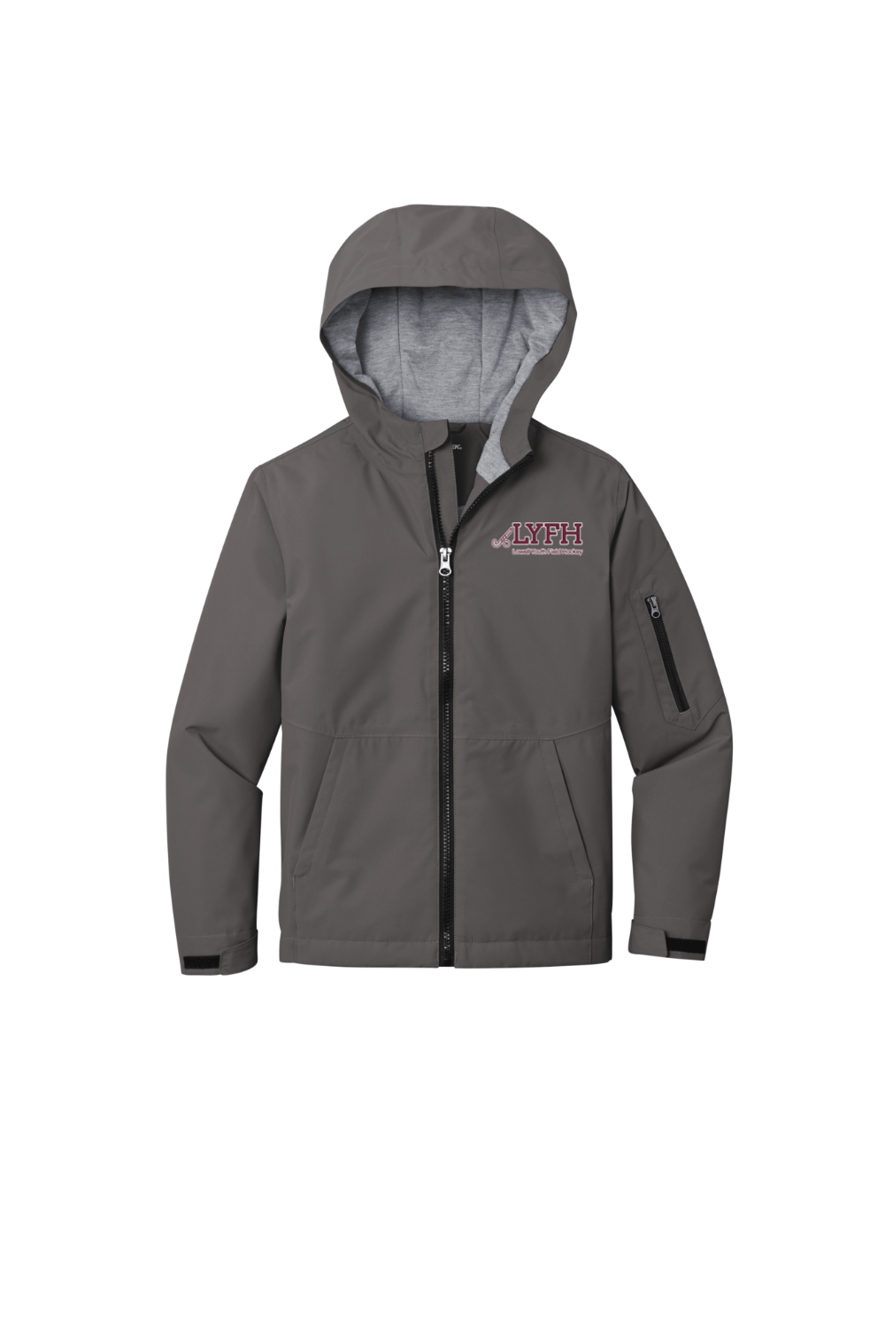 Lowell Youth Field Hockey Youth Sport-Tek Waterproof Insulated Jacket Signature Lacrosse