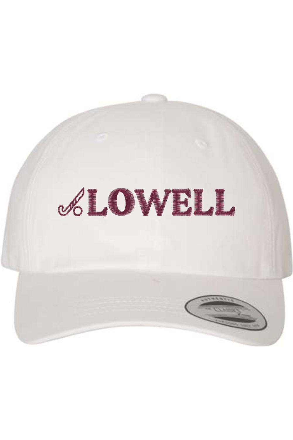 Lowell Youth Field Hockey YP Classics Peached Cotton Twill Dad Hat Signature Lacrosse