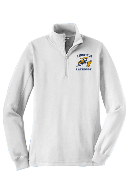 Lynnfield Lacrosse Adult Women's Embroidered Quarter-Zip Pullover Signature Lacrosse