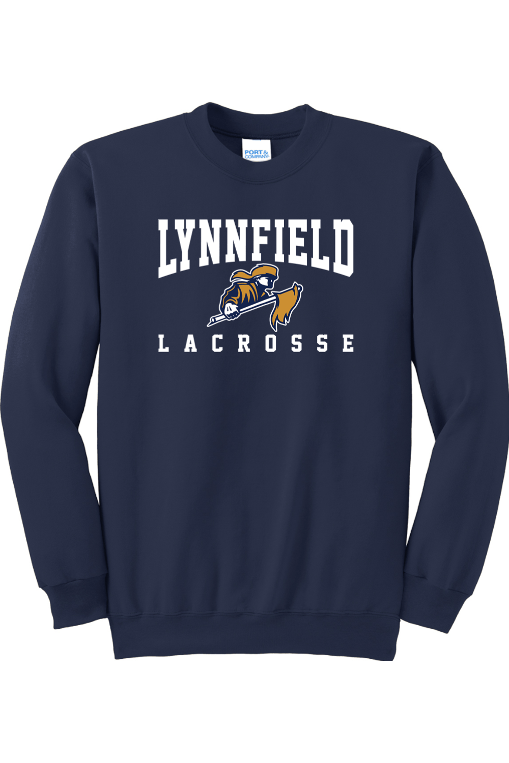 Lynnfield Lacrosse Essential Fleece Crewneck Sweatshirt Signature Lacrosse