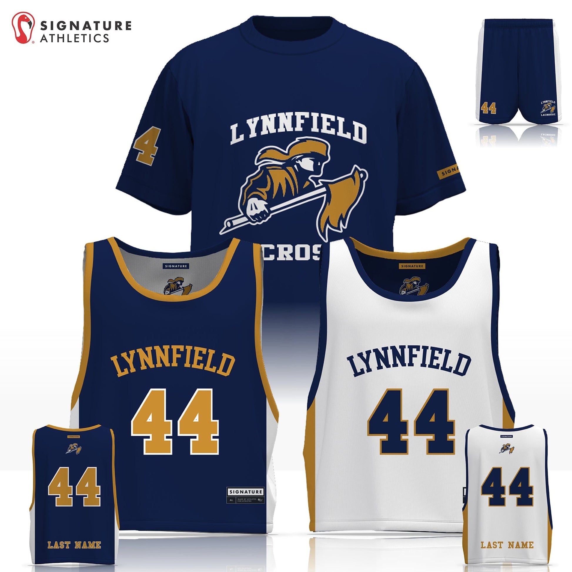 Lynnfield Youth Lacrosse Men's 3 Piece Player Package: 5th Grade Signature Lacrosse