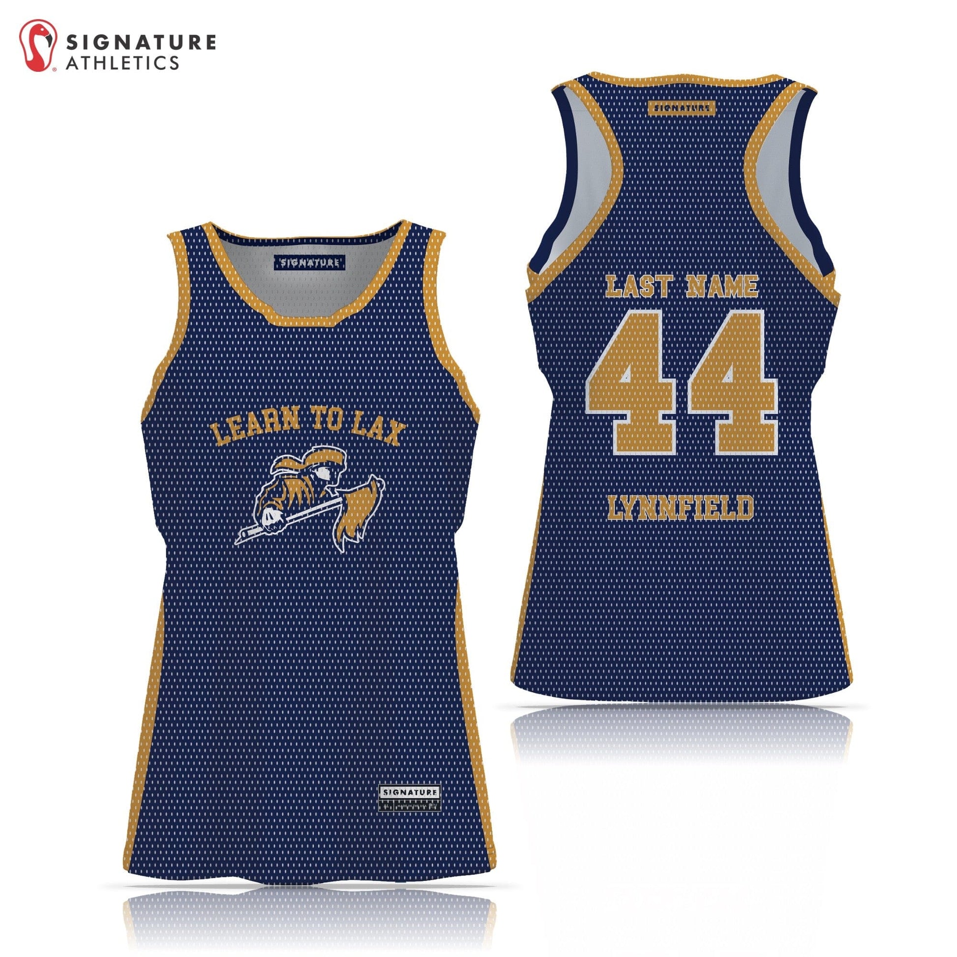 Lynnfield Youth Lacrosse Women's LEARN TO LAX Reversible Pinnie Signature Lacrosse