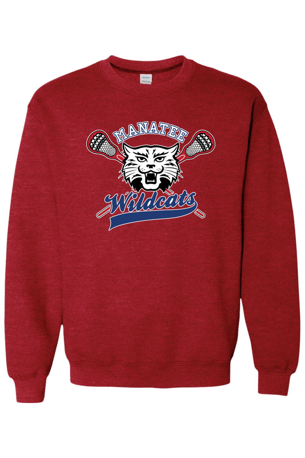 Manatee Wildcats LC Adult Heavyweight Sweatshirt Signature Lacrosse