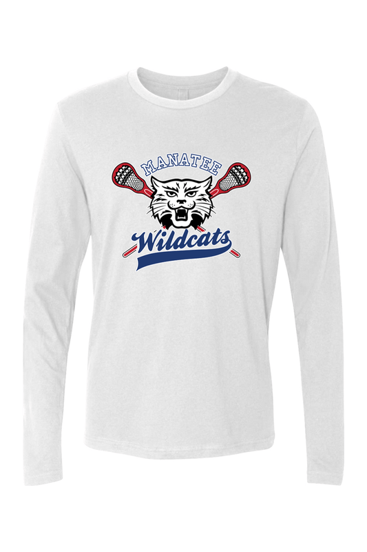 Manatee Wildcats LC Adult Long Sleeve T-Shirt Signature Lacrosse