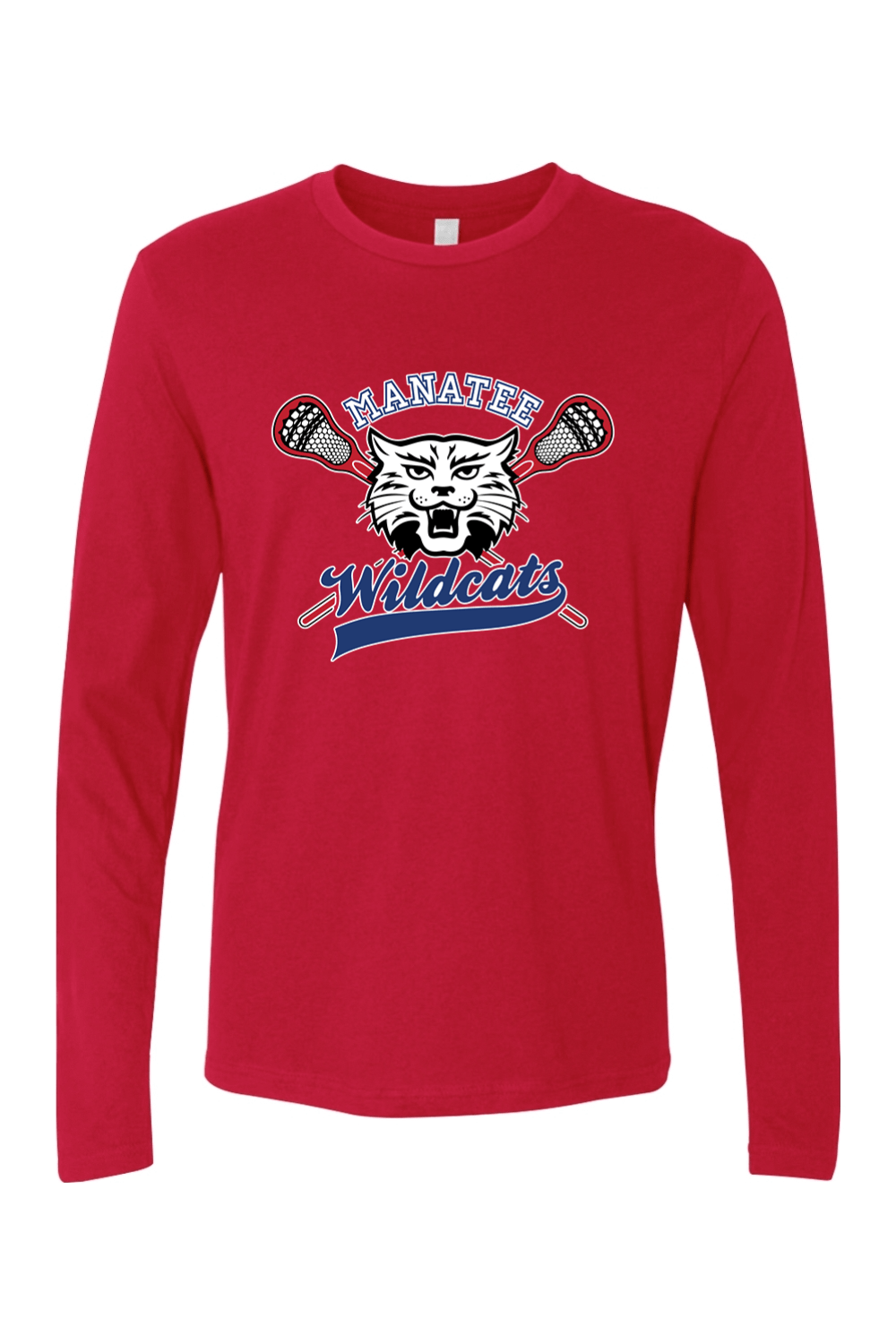 Manatee Wildcats LC Adult Long Sleeve T-Shirt Signature Lacrosse