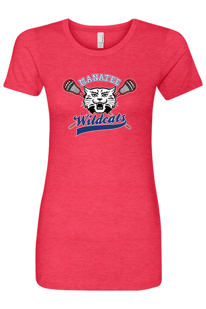 Manatee Wildcats LC Adult Women's T-Shirt Signature Lacrosse