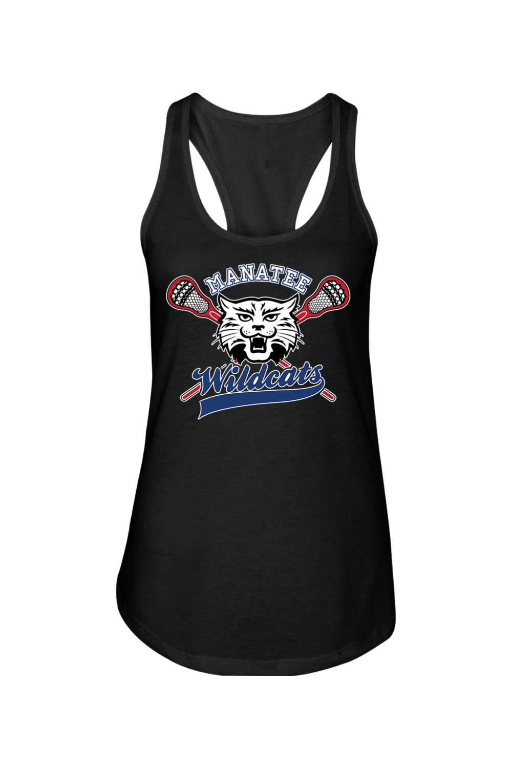 Manatee Wildcats LC Adult Women's Tank Top Signature Lacrosse