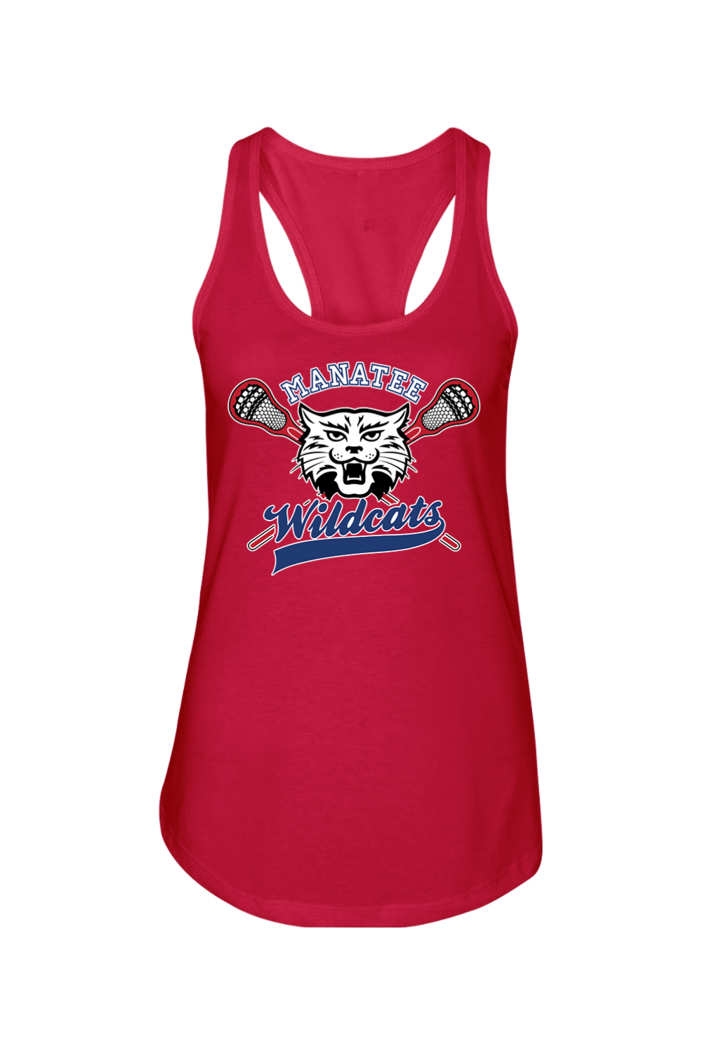 Manatee Wildcats LC Adult Women's Tank Top Signature Lacrosse