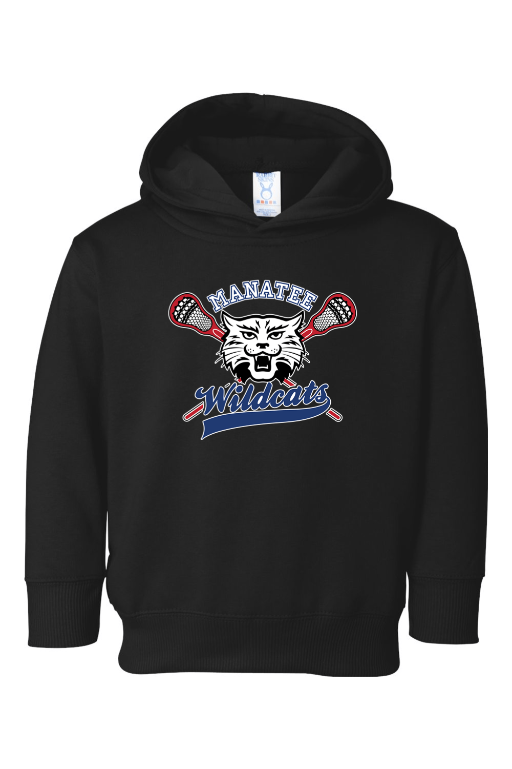 Manatee Wildcats LC Toddler Fleece Hoodie Signature Lacrosse