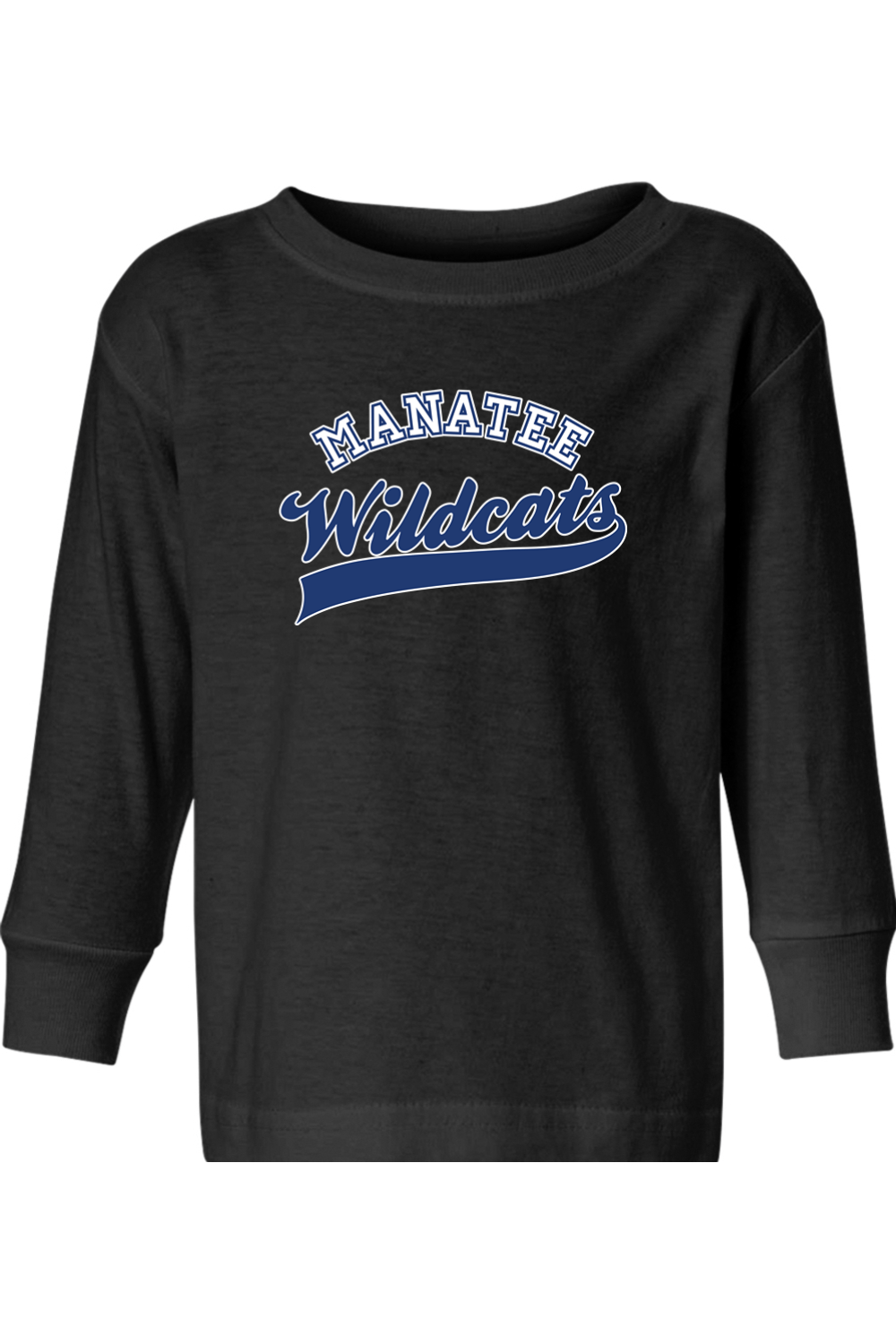 Manatee Wildcats LC Toddler Long Sleeve T-Shirt Signature Lacrosse