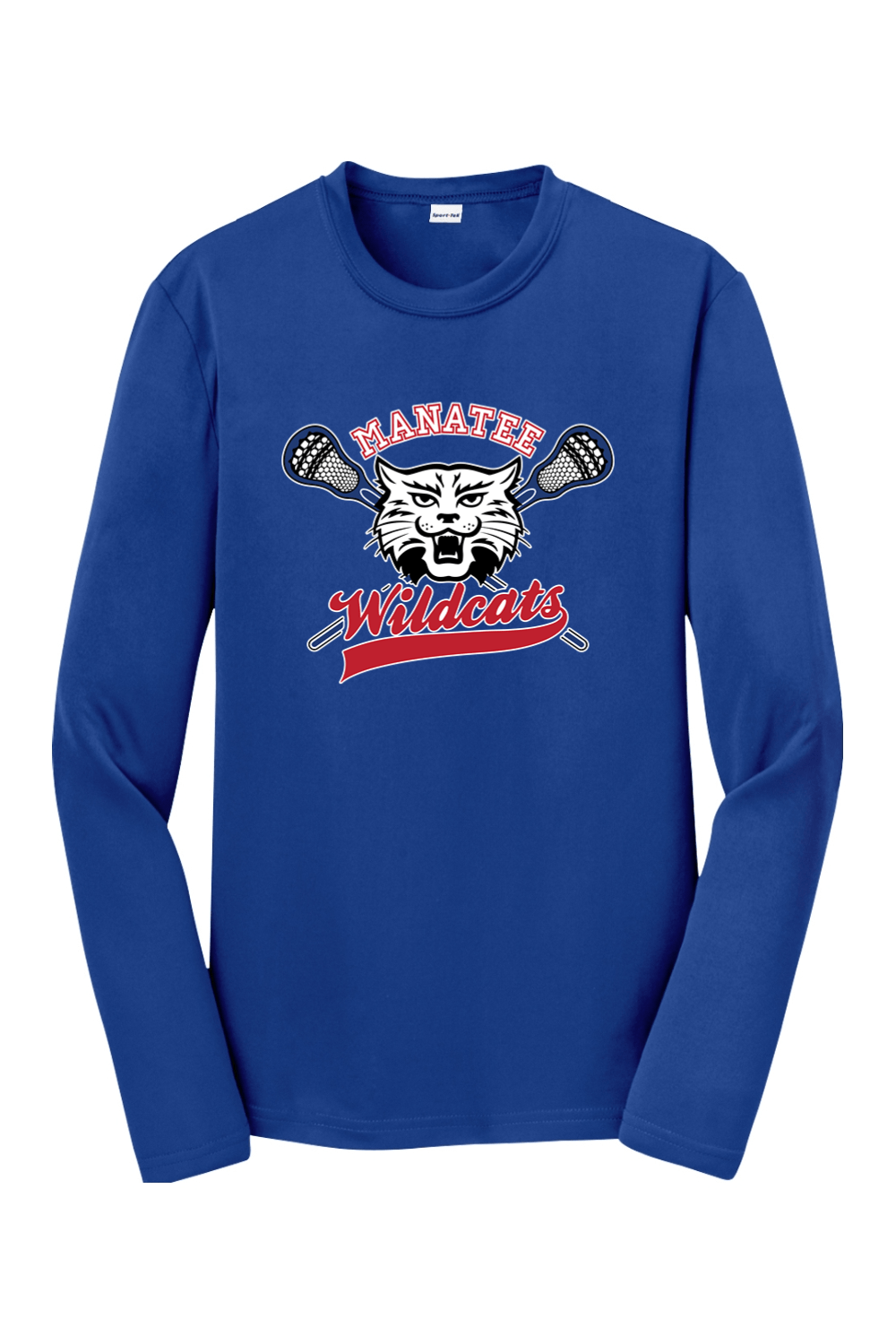 Manatee Wildcats LC Youth Long Sleeve T-Shirt Signature Lacrosse