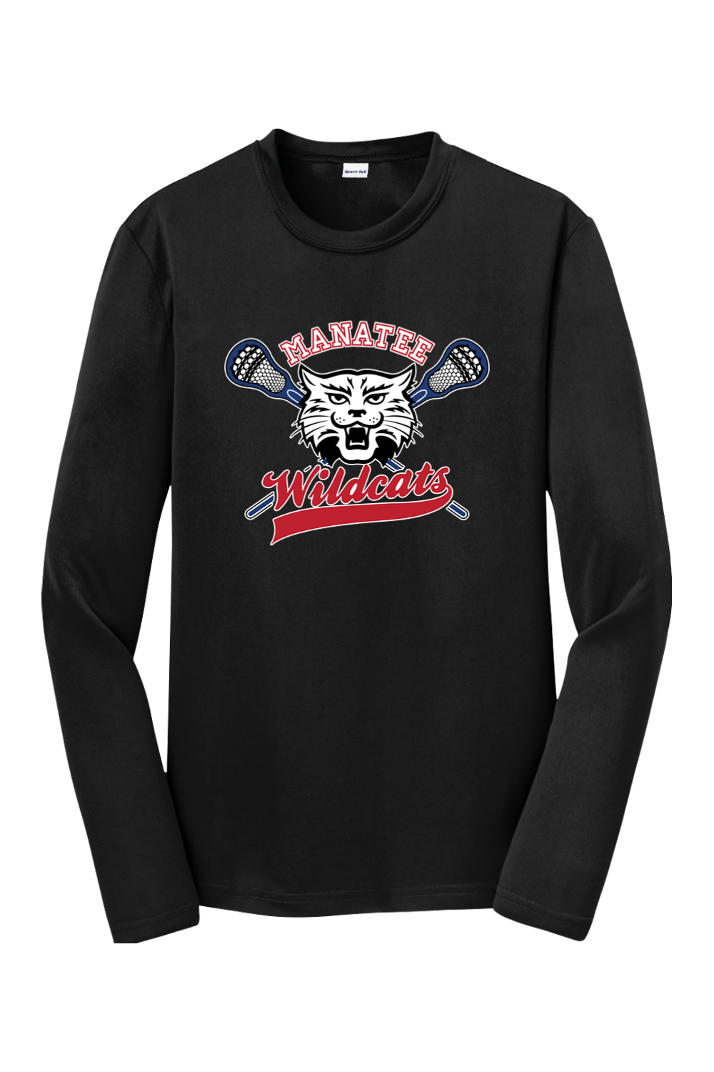 Manatee Wildcats LC Youth Long Sleeve T-Shirt Signature Lacrosse