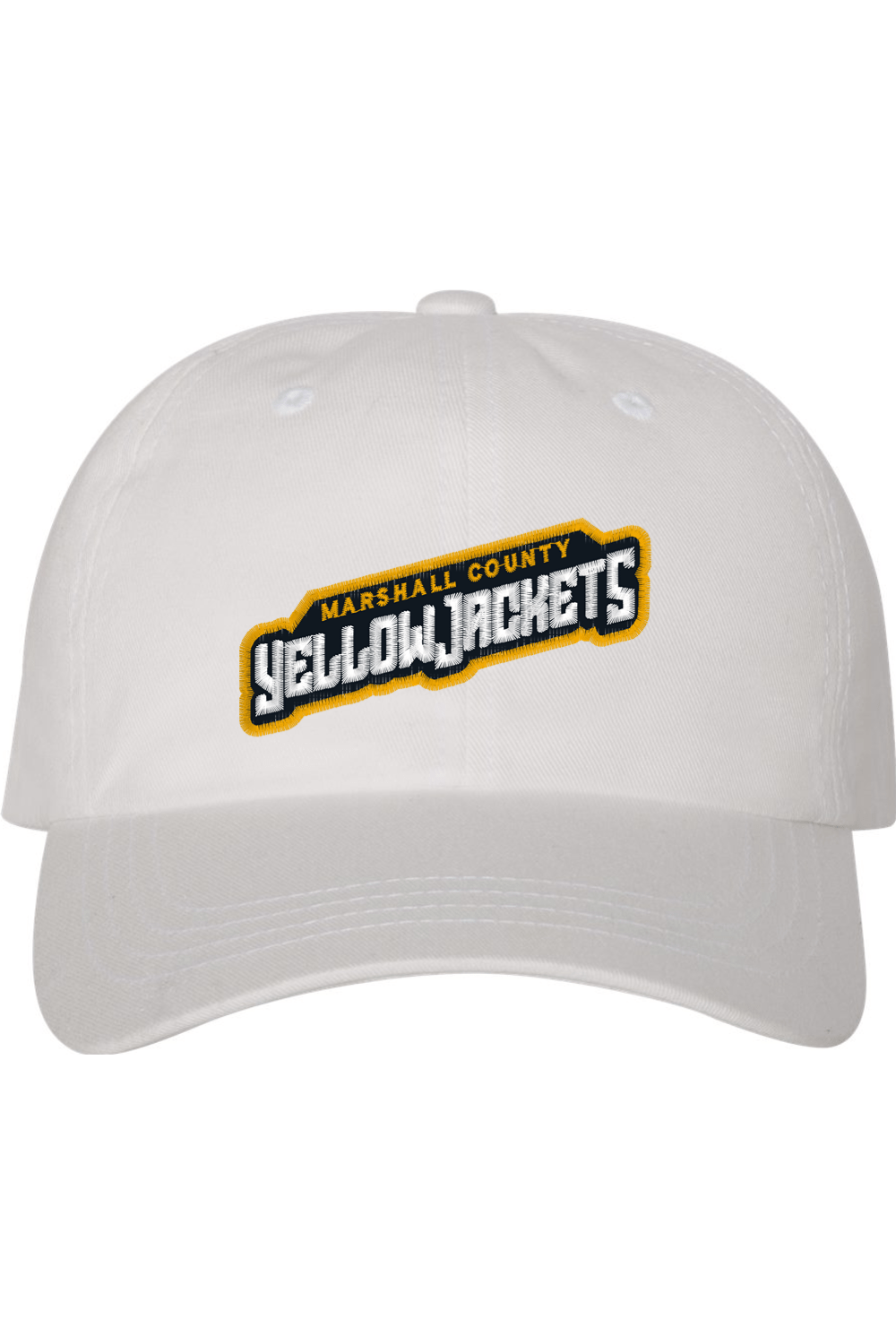 Marshall Yellow Jackets LC Embroidered Dad Hat Signature Lacrosse