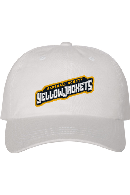 Marshall Yellow Jackets LC Embroidered Dad Hat Signature Lacrosse