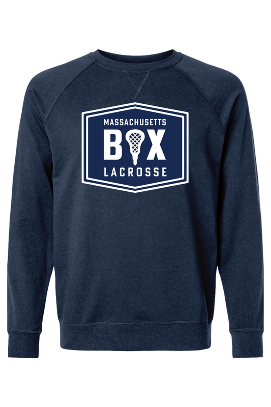 Mass Box Lacrosse Adult Heavyweight Raglan Long Sleeve Signature Lacrosse