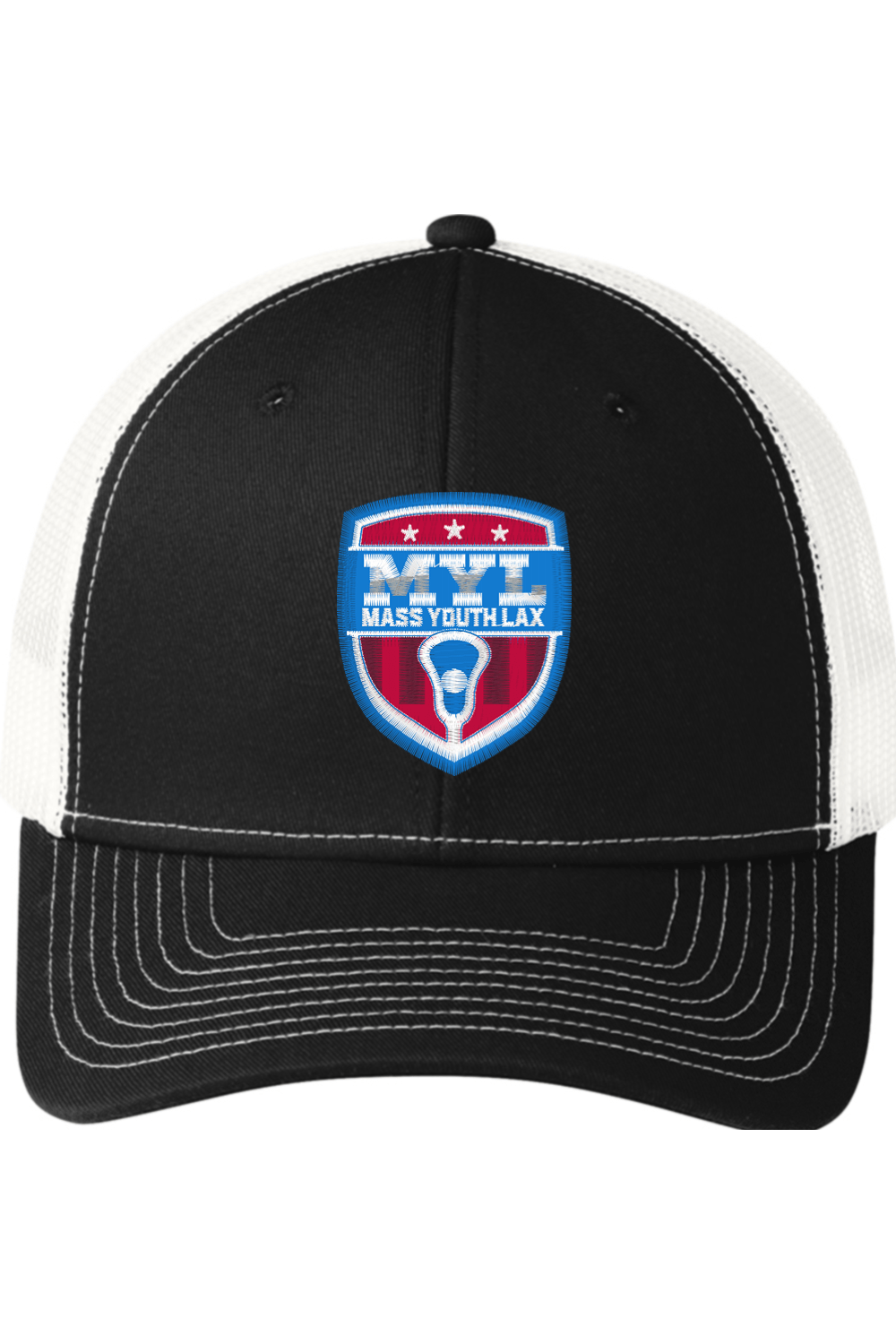 Massachusetts Youth Lax Port Authority Snapback Trucker Cap Signature Lacrosse