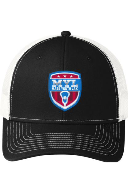 Massachusetts Youth Lax Port Authority Snapback Trucker Cap Signature Lacrosse