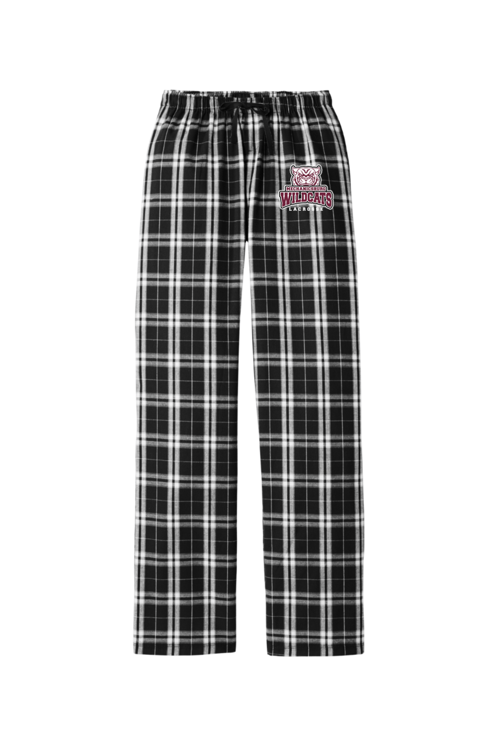 Mechanicsburg Youth Lacrosse Adult Women's Flannel Plaid Pants Signature Lacrosse