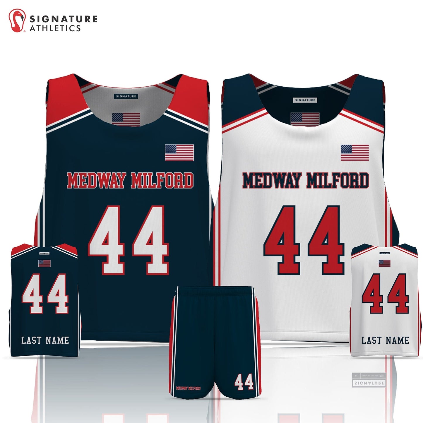 Medway Milford Men's 2 Piece Player Package: U13 Signature Lacrosse