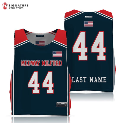 Medway Milford Men's Basic Reversible Game Pinnie Signature Lacrosse