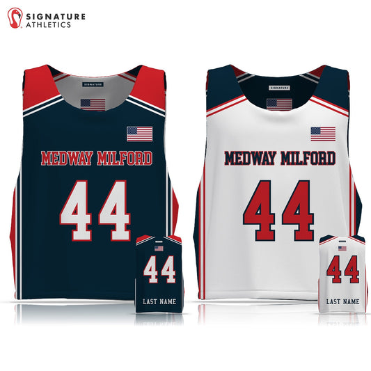 Medway Milford Men's Basic Reversible Game Pinnie: U13 Signature Lacrosse