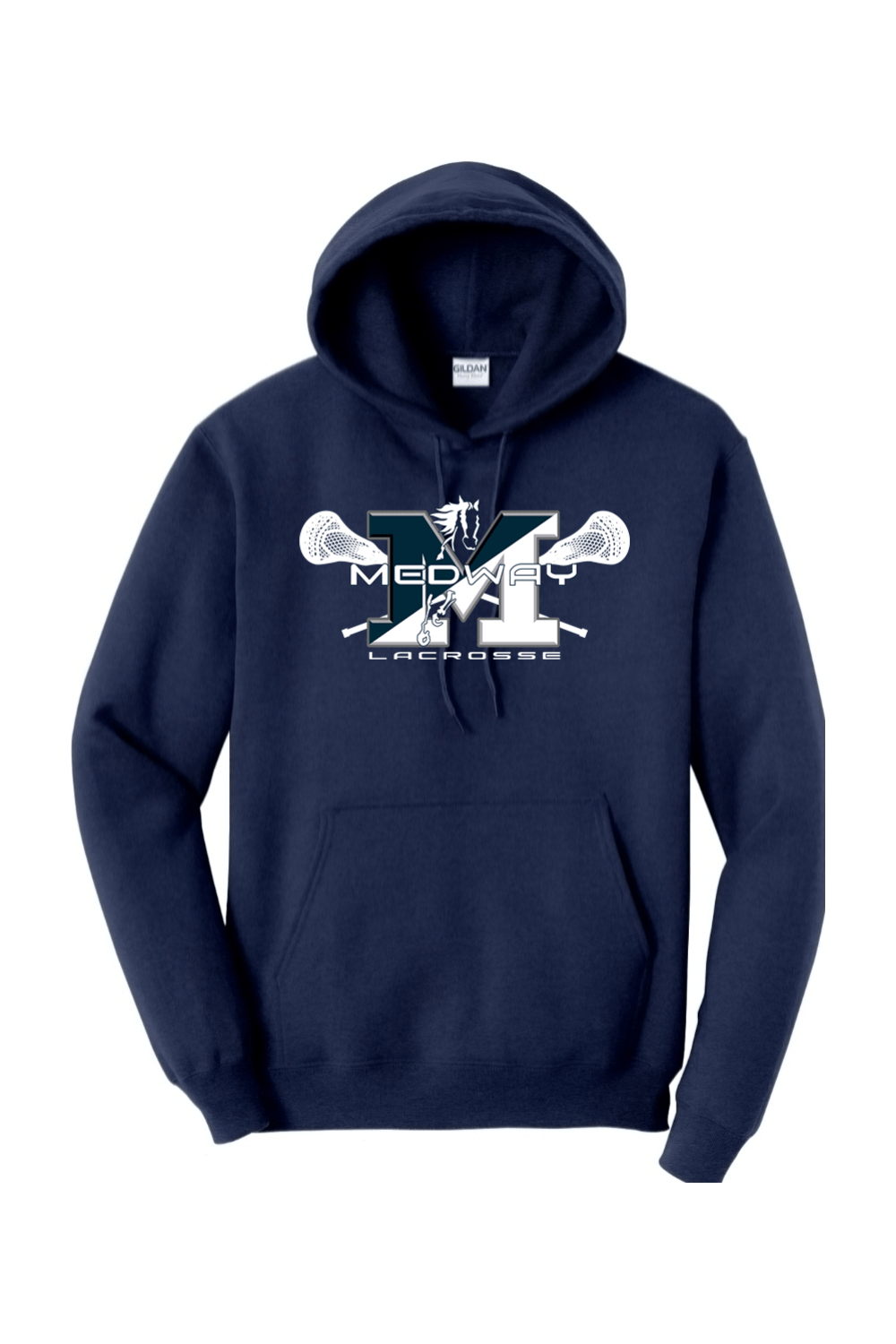 Medway Youth Lacrosse Adult Heavyweight Hoodie Signature Lacrosse