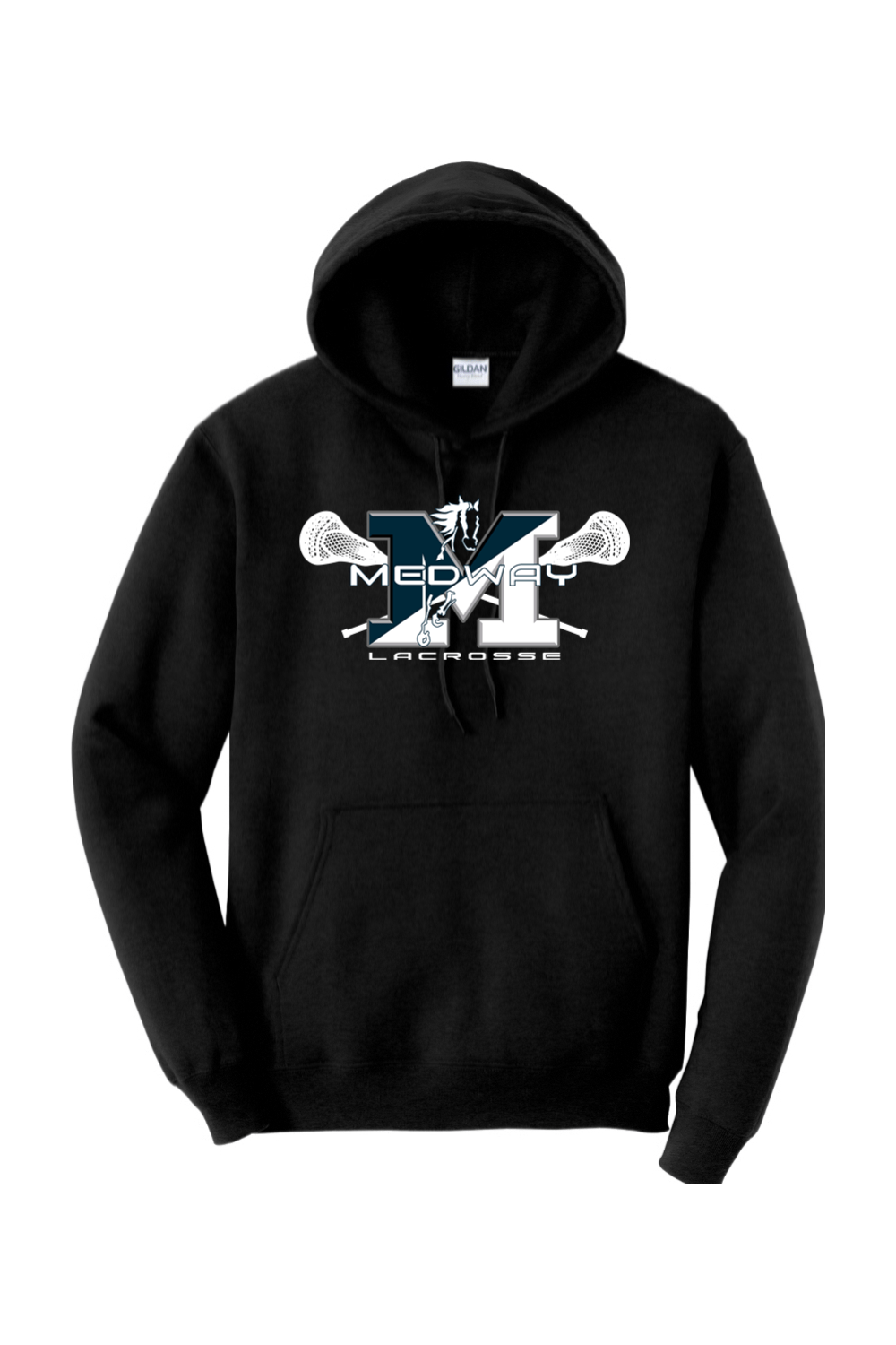 Medway Youth Lacrosse Adult Heavyweight Hoodie Signature Lacrosse