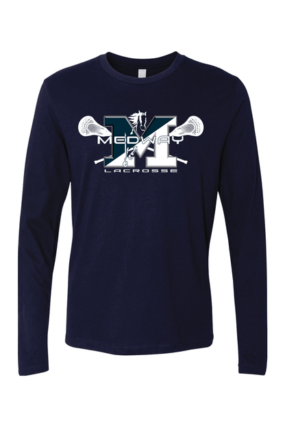 Medway Youth Lacrosse Adult Long Sleeve T-Shirt Signature Lacrosse
