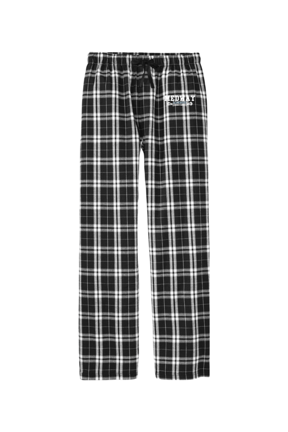 Medway Youth Lacrosse Adult Men's Flannel Plaid Pants Signature Lacrosse