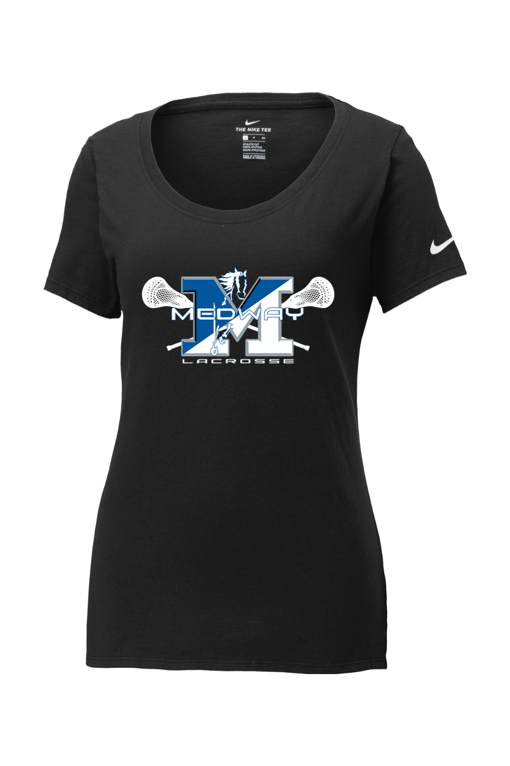 Medway Youth Lacrosse Core Cotton Scoop Neck Tee Signature Lacrosse