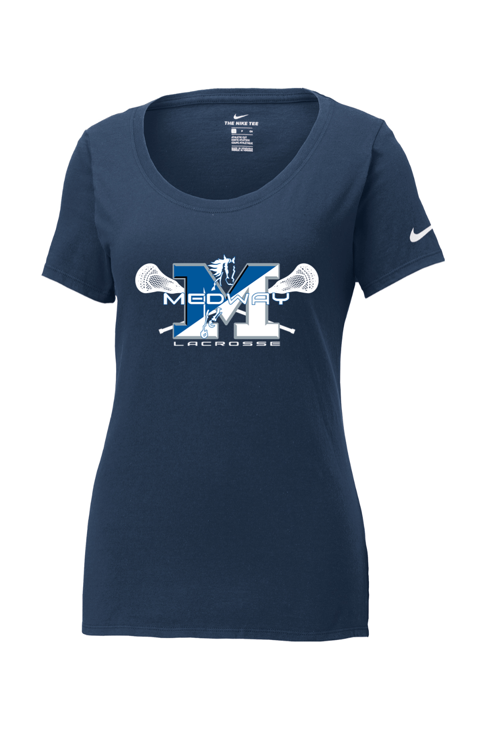 Medway Youth Lacrosse Core Cotton Scoop Neck Tee Signature Lacrosse
