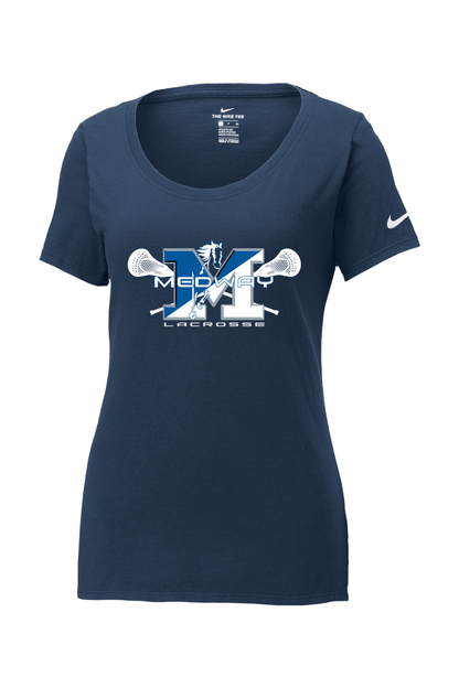 Medway Youth Lacrosse Core Cotton Scoop Neck Tee Signature Lacrosse