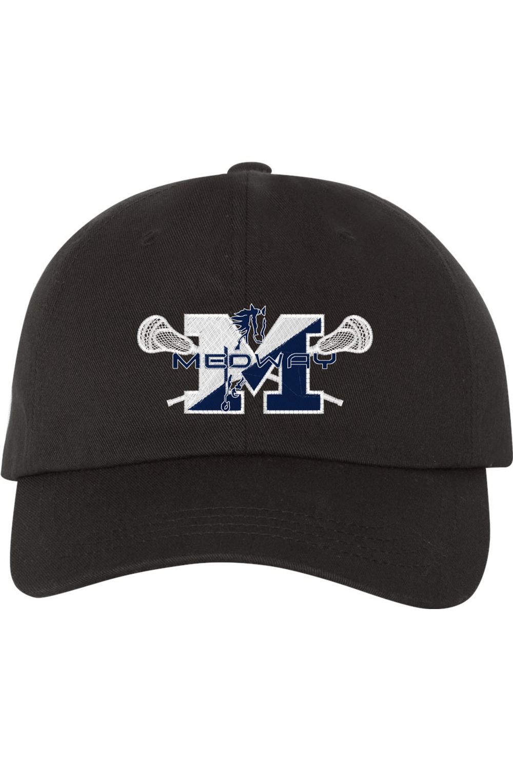 Medway Youth Lacrosse Embroidered Dad Hat Signature Lacrosse