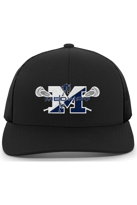 Medway Youth Lacrosse Embroidered Trucker Hat Signature Lacrosse
