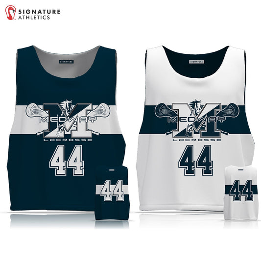 Medway Youth Lacrosse Men's Player Reversible Game Pinnie: N/A Signature Lacrosse