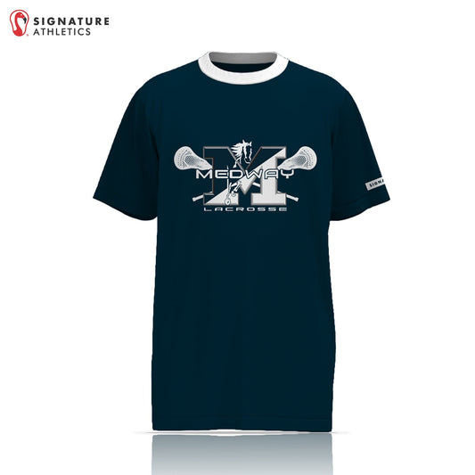 Medway Youth Lacrosse Player Short Sleeve Shooting Shirt: 1st-2nd Signature Lacrosse