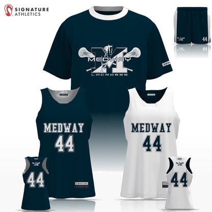 Medway Youth Lacrosse Women's 3 Piece Player Game Package Signature Lacrosse