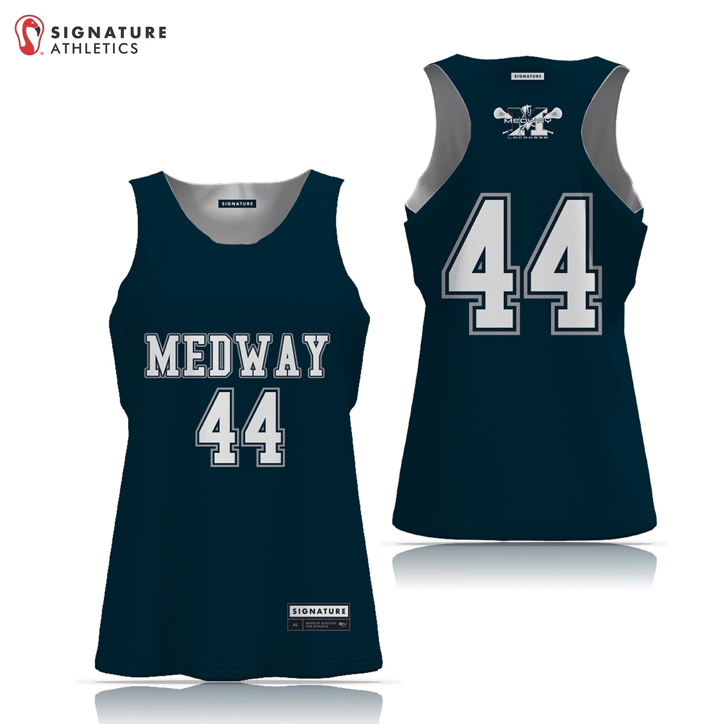 Medway Youth Lacrosse Women's 3 Piece Player Game Package Signature Lacrosse