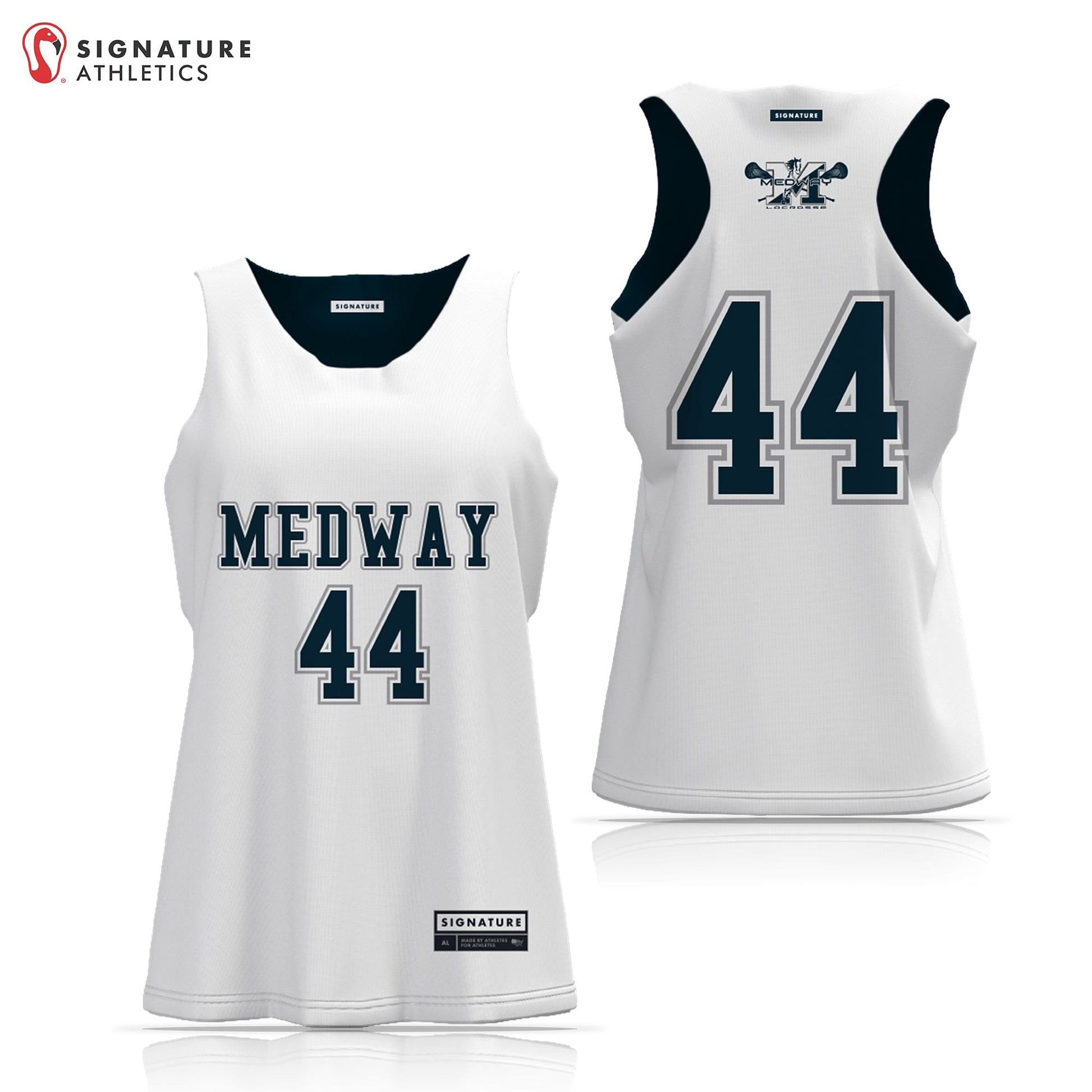 Medway Youth Lacrosse Women's Player Reversible Game Pinnie Signature Lacrosse