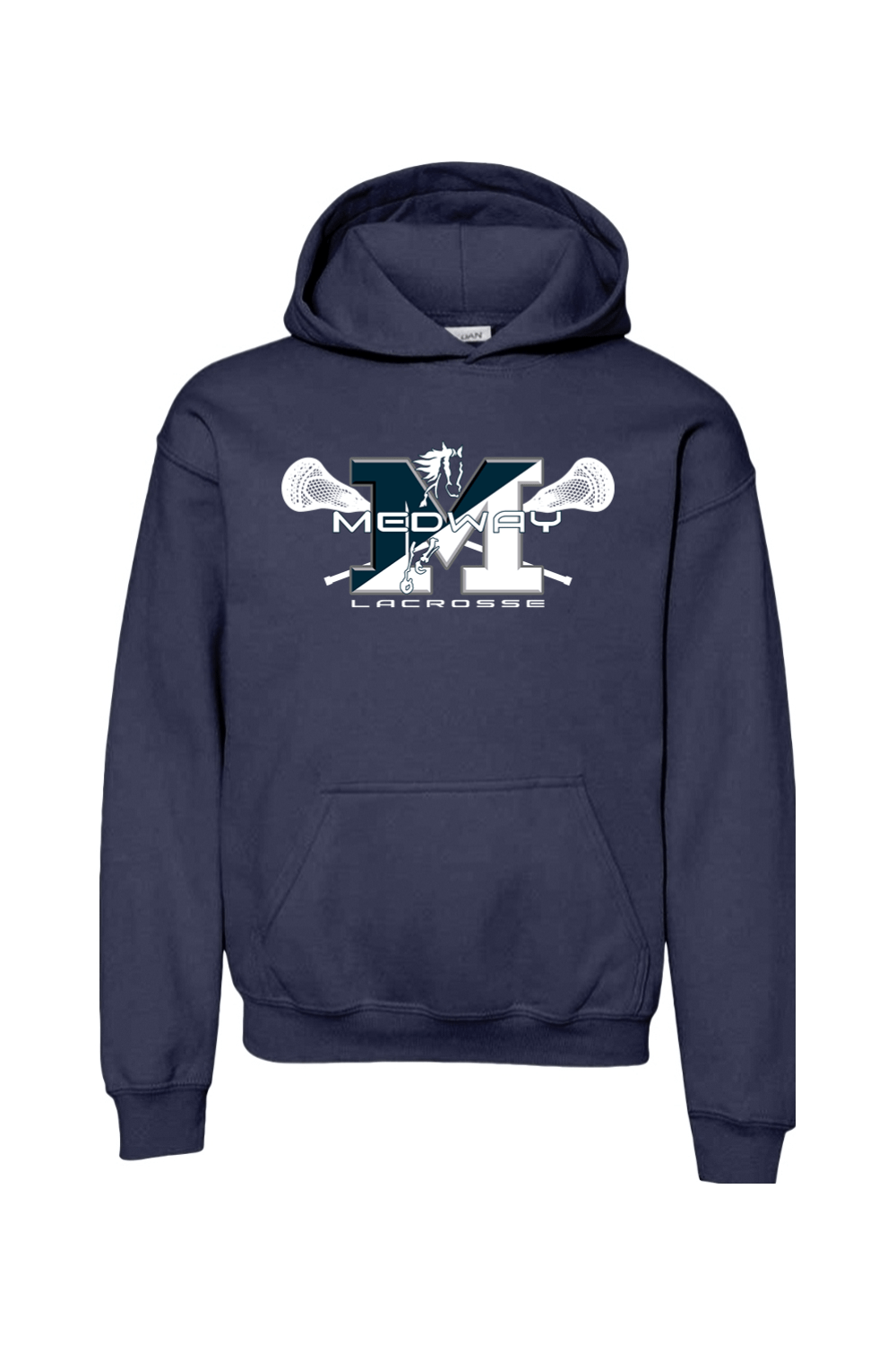 Medway Youth Lacrosse Youth Hoodie Signature Lacrosse