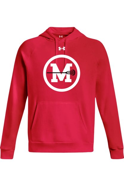 Melrose LC Under Armour Men's Rival Fleece Hooded Sweatshirt Signature Lacrosse