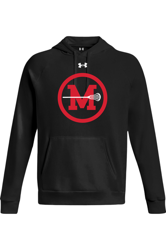 Melrose LC Under Armour Men's Rival Fleece Hooded Sweatshirt Signature Lacrosse