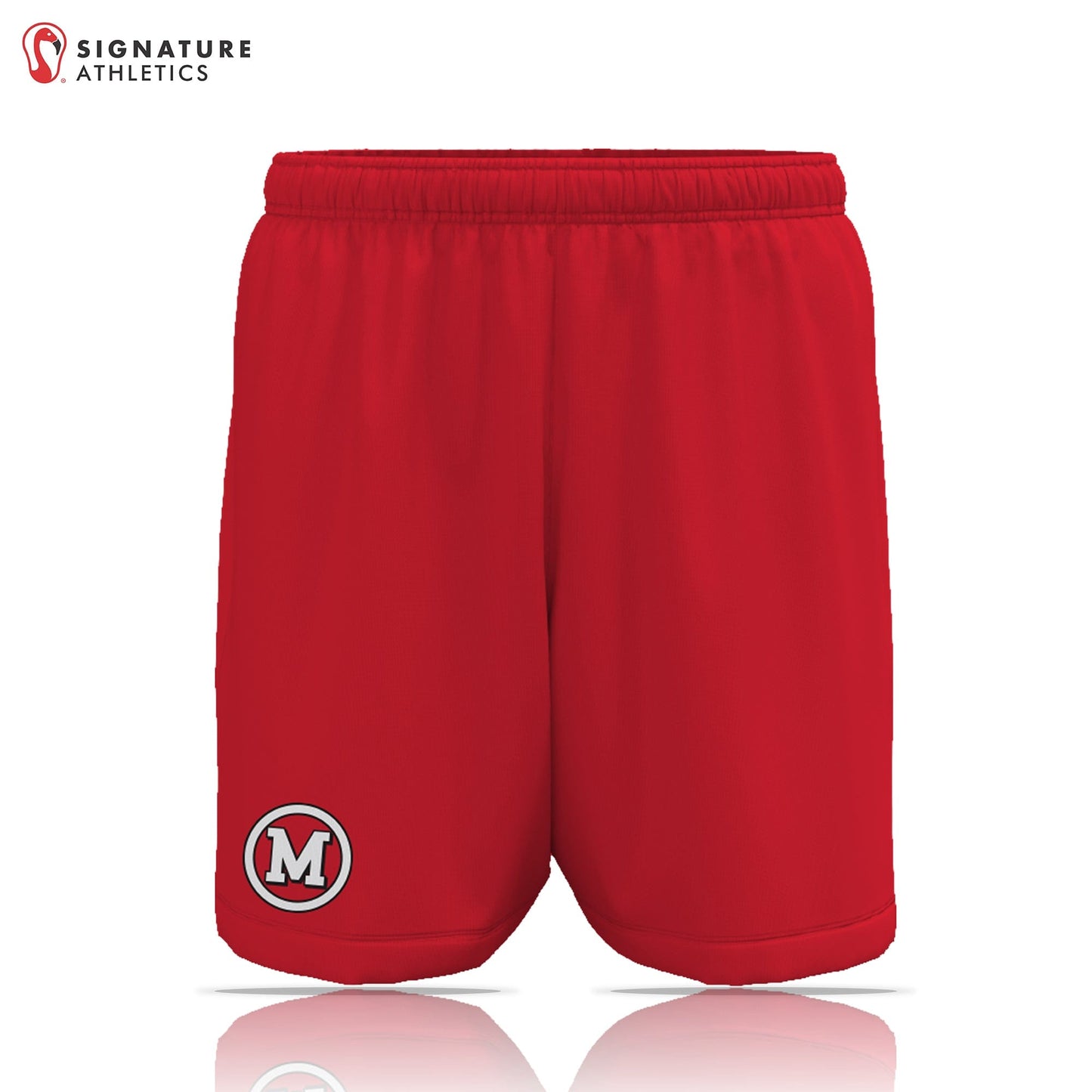 Melrose Youth Lacrosse Men's Player Game Shorts: K-2nd Grade Signature Lacrosse