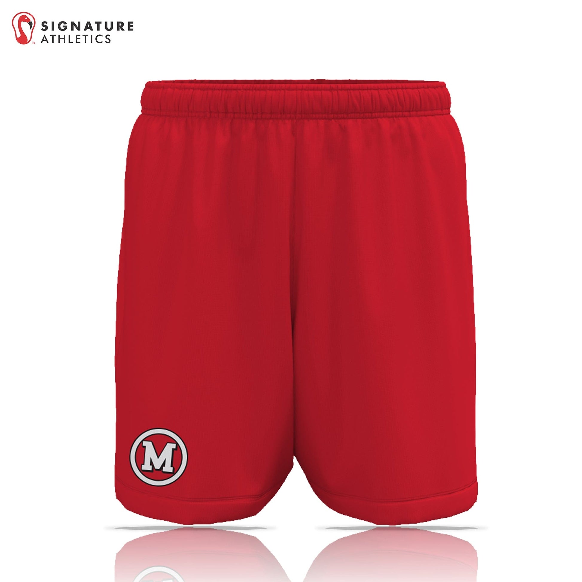 Melrose Youth Lacrosse Men's Player Game Shorts: K-2nd Grade Signature Lacrosse